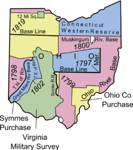 Military District of Ohio Map